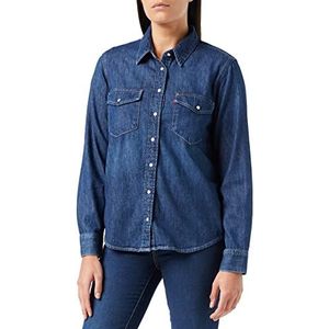 Levi's Blouse Essential Western Shirt Dark Denim