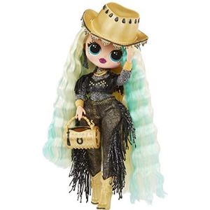 LOL Surprise OMG modepop - Western Cutie - Pak fantastische verrassingen en accessoires uit - Inclusief modepop, outfit, accessoires en poppenstandaard - vanaf 4 jaar
