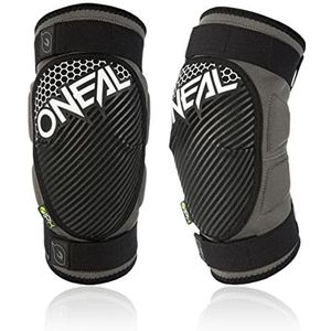 O'Neal | Knie- en scheenbeschermers | BMX Mountainbike DH FR | Gecertificeerd volgens EN 1621-1, gemakkelijk te dragen onder broeken, kniebeschermers | Volwassenen | Grijs Wit | Maat S