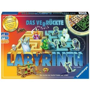 Ravensburger Het Gekke Labyrint - Jubileumversie | 3D Zoek- en Schuifspel | Leeftijd 7+ | 2-4 Spelers