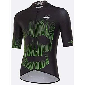 MB Wear Green Skull-jersey voor volwassenen, groen/zwart, maat S (fabrikantmaat: S)