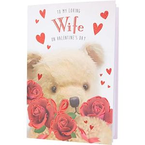 Regal Publishing Valentijnsdag kaart met opschrift ""Wife"", 22,9 x 15,2 cm