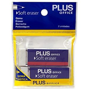 Plus Office TC10-20-BG2 gum, 2 stuks