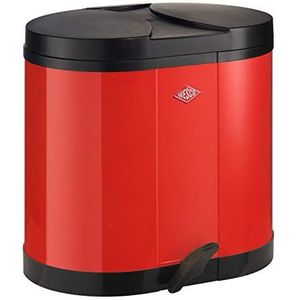 Wesco Double Bin 170 Prullenbak - 2x15 liter - Rood
