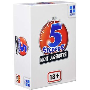 Megableu 5 Seconds 18+ kaartspel voor volwassenen 3-20 spelers