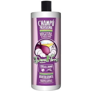 Conditionerende shampoo met ui en bamboe, versterking en glans, 1000 ml, stimulerende en antioxiderende eigenschappen