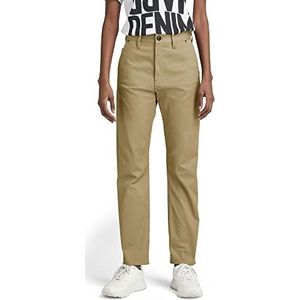 G-STAR RAW slim chino broek dames, beige/kaki (Dk Lever C072-b416)