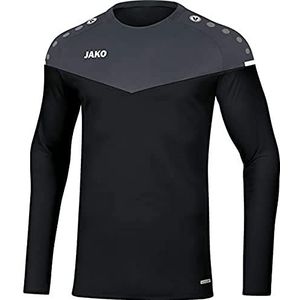 JAKO Champ 2.0 Sweatshirt voor heren, zwart/antraciet