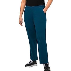 Ulla Popken Joggingbroek voor dames, Donker petrol blauw