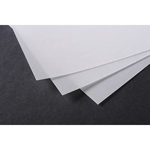 Clairefontaine - Ref 975125C - transparant papier (10 vellen) - DIN A2, 180 g, hoge transparantie, glad oppervlak, zuurvrij, bedrukbaar - geschikt voor inkt, marker en potlood