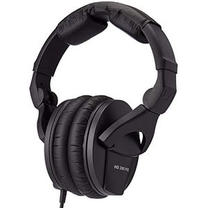 Sennheiser HD 280 Pro Professionele opvouwbare hoofdtelefoon voor opnamestudio en mixen 64 Ohm met 6,3 mm stereo jack-adapter en 3 m spiraalkabel