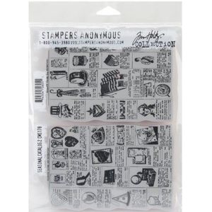 Stampers Anonymous Seasonal Catalogue Nr. 2 stempelset, synthetisch, 24,7 x 18,6 x 0,6 cm, meerkleurig