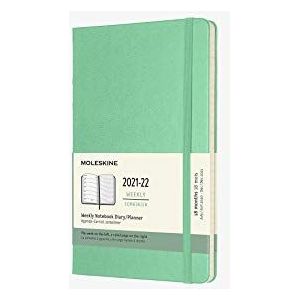 Jaarplanner, 21/22, 18 m, groot, groen, Hielo, Tapa, Dura