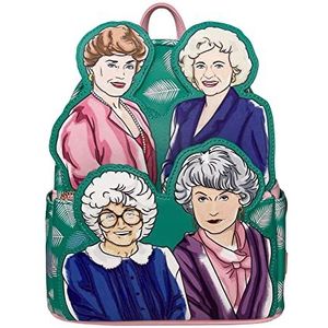 loungefly The Golden Girls Television Show Stay Golden schoudertas met dubbele schouderriem, groen, M, Groen