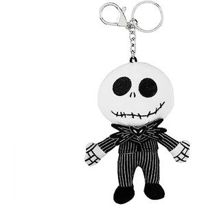 Disney The Nightmare Before Christmas GH00273RL pluche sleutelhanger zwart wit zwart één maat, zwart.