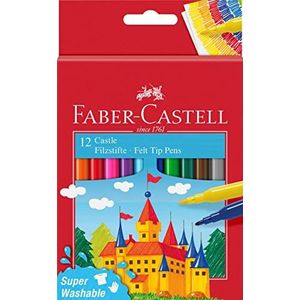 Faber-Castell 554201 set van 12 connector viltstiften