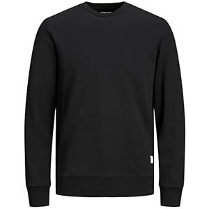 Jack & Jones Jje Basic Sweatshirt Crew Neck Noos Trainingspak voor heren, zwart.