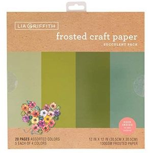 Lia Griffith LIA Craft zakdoek, 30,5 x 30,5 cm, groen