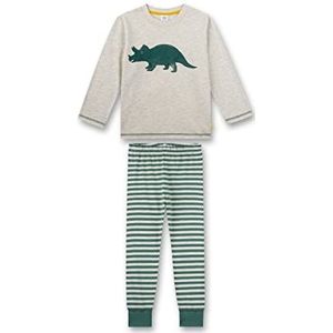 Sanetta pyjama voor jongens, natuur melange, 140, natuur gemengd