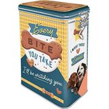 Nostalgic-Art Retro Box Dog Treats - cadeau-idee voor hondenbezitters, container met aromadeksel, vintage design, 1,3 liter