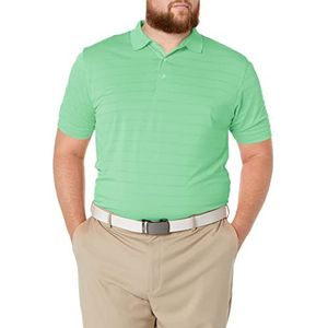 Callaway Men's Golf Short Sleeve Pique Open Mesh Polo Shirt, Vibrant Green, 4X-Large