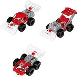 Theo Klein 8793 Bosch, 3-in-1, bouwset ""Racing Team"", voor het bouwen van verschillende racevoertuigen, speelgoed voor kinderen vanaf drie jaar