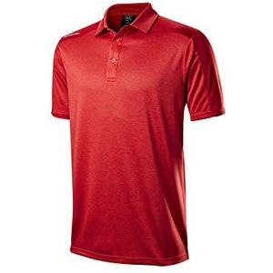 Wilson Staff Wilson Staff Golfshirt voor heren, tweekleurig polyester, Rood