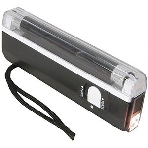 Qtx Licht Lamp Met Ingebouwde In Black Light Projector Zwart