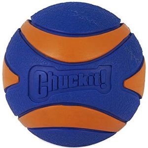 ChuckIt! Ultra piepende hond piepende bal duurzaam rubber piepende bal hoge rebound speelgoed compatibel hondenwerper speelgoed 1 stuk XL