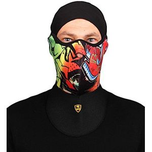 Maskara Headwear Meerkleurig gezichtsmasker, Eén maat