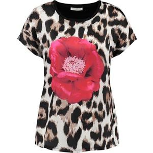 KEYLARGO WT Velvet Round T-shirt pour femme, Noir (1100), XS