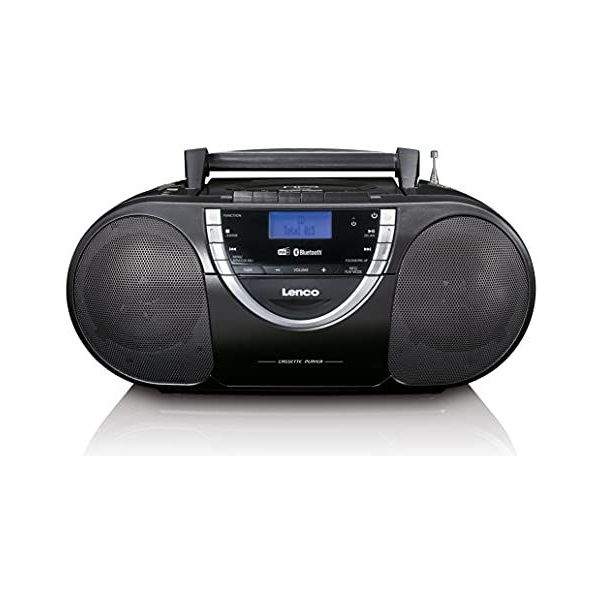 Roadstar RCR-4635UMP/BK Radio CD Portable USB/AUX/Cassette Noir