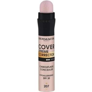 Dermacol - Cover Xtreme Concealer Contour Stick vloeibaar, langdurig, niet-allergisch, voorgevormd met LSF30, hoge dekking, heldere formule, concealer, donkere kringen voor acne gevoelige huid, nr. 1 (207)
