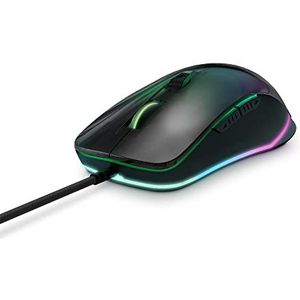 Energy Sistem ES Gaming Mouse ESG M3 Neon (Mirror Effect, USB-gevlochten kabel, RGB LED Light, 7200 dpi
