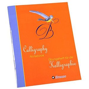 Brause - Ref 98204SB - Beginnersboek voor juniorkalligrafen - Leer gewoon de Engelse koper-gecoate schrijfstijl, inclusief kalligrafie-etiketten (Engelse en Duitse versie)