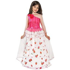 Ciao - Prinses van het Koninkrijk van snoep, meisjeskostuum, 4-5 jaar, kleur: wit, rood, roze, 11664.4-5