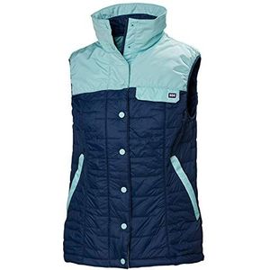 Helly Hansen W Movatn Wool Ins Vest Dames Vest, Blauw (603 North Sea Blue)