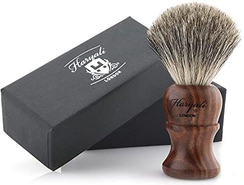 Haryali London Black Badger scheerborstel voor nat scheren