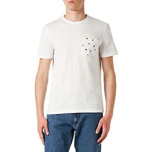 s.Oliver T-shirt met korte mouwen voor heren, Wit 01a1