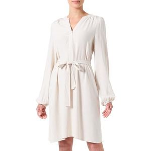 SELECTED FEMME Slfviva Noos korte jurk met V-hals, blousejurk voor dames, Zandschelp., 38