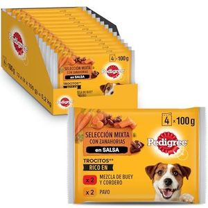 Pedigree Nat hondenvoer selectie gemengd vlees in saus multipack 13 x 4 x 100 g