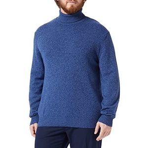 United Colors of Benetton Heren sweater, blauw melange 67 V, S, melange bluette 67v