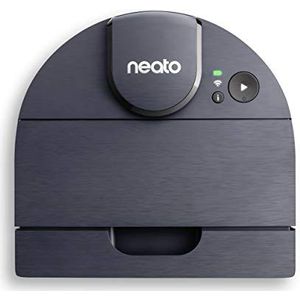 Neato® D8 Smart Robotstofzuiger – D-vormig design, lasermapping-navigatie, Alexa-verbinding, 100 minuten levensduur met opladen en automatisch hervatten, indigoblauw