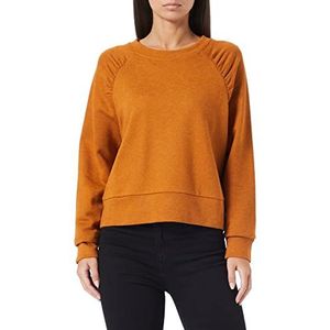 United Colors of Benetton Dames sweatshirt met capuchon Oranje 37d, XS, oranje 37d
