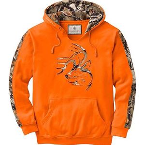 Legendary Whitetails heren hoodie camouflage, Rood (Inferno)