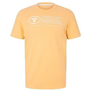 TOM TAILOR 1035611 Uomini T-shirt (1 stuk), 22225 - Washed Out Orange