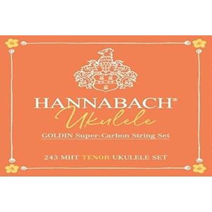 Hannabach 243MHT snaren voor Tenor-ukelele, goudkleurig