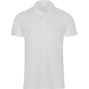 Trigema Heren poloshirt Elast. Piqué, Wit (Weiss 001)