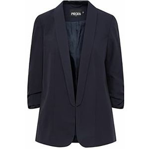 Pieces Boss 3/4 Blazer Blauw Vrouw
