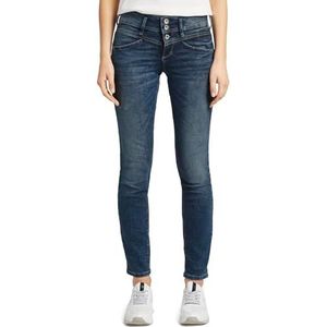 TOM TAILOR dames Alexa Slim Jeans met biologisch katoen 1017120, 10125 - Random Bleached Blue Denim, 31W / 30L